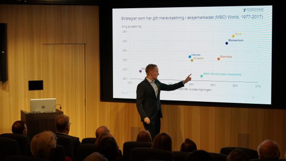 Harald Berge presenterer utbyttefondet Fondsfinans Utbytte